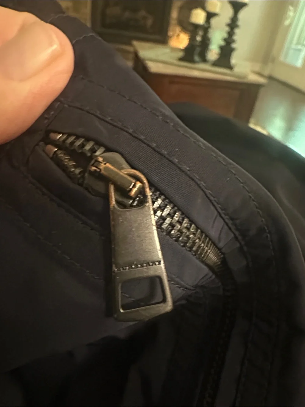 Burberry Brit Navy Rain Coat Jacket S/P